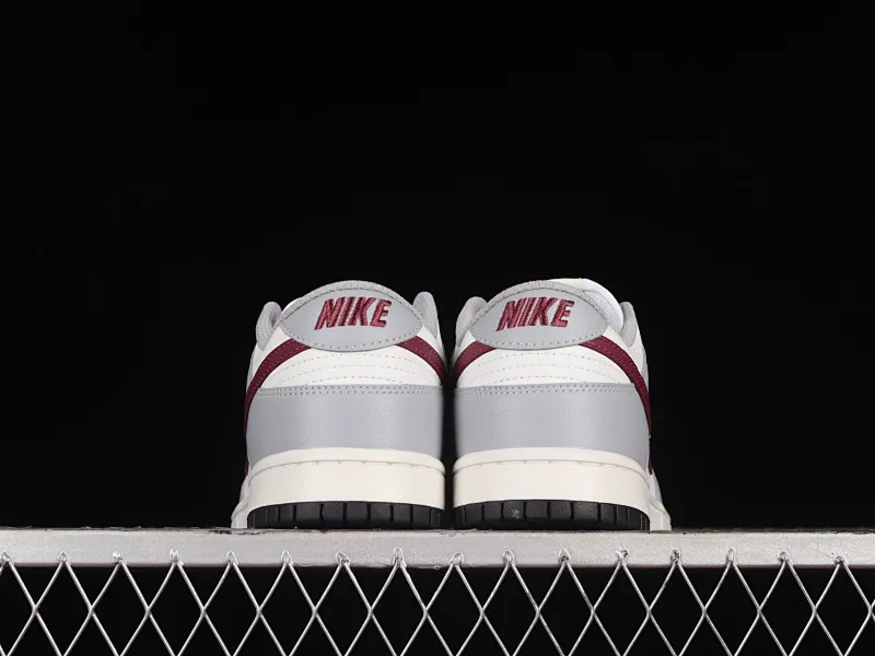 All categories Nk SB Dunk series Nk SB Dunk Low low-top sneakers Nk Dunk Low "Grey White" gray burgundy low-top retro sports and leisure sneakers DD1503-122